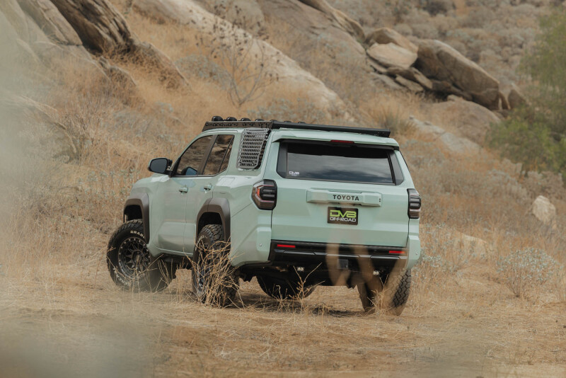 Toyota 4Runner Exterior Window Molle - Driver Side - DV8 Offroad - For DV8 Roof Rack - Black Powder Coated - `25-`26